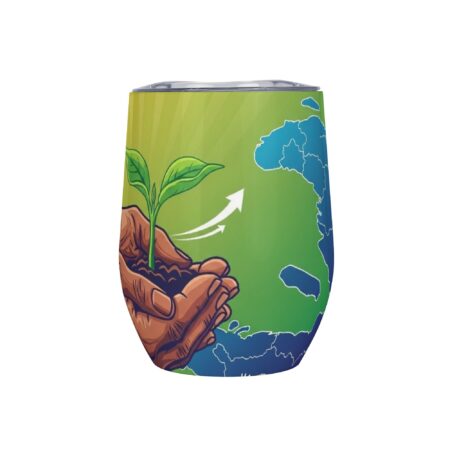 12oz Wine Tumbler Wine Glasses Cups with Lid (Free Shipping and Shipped in US)