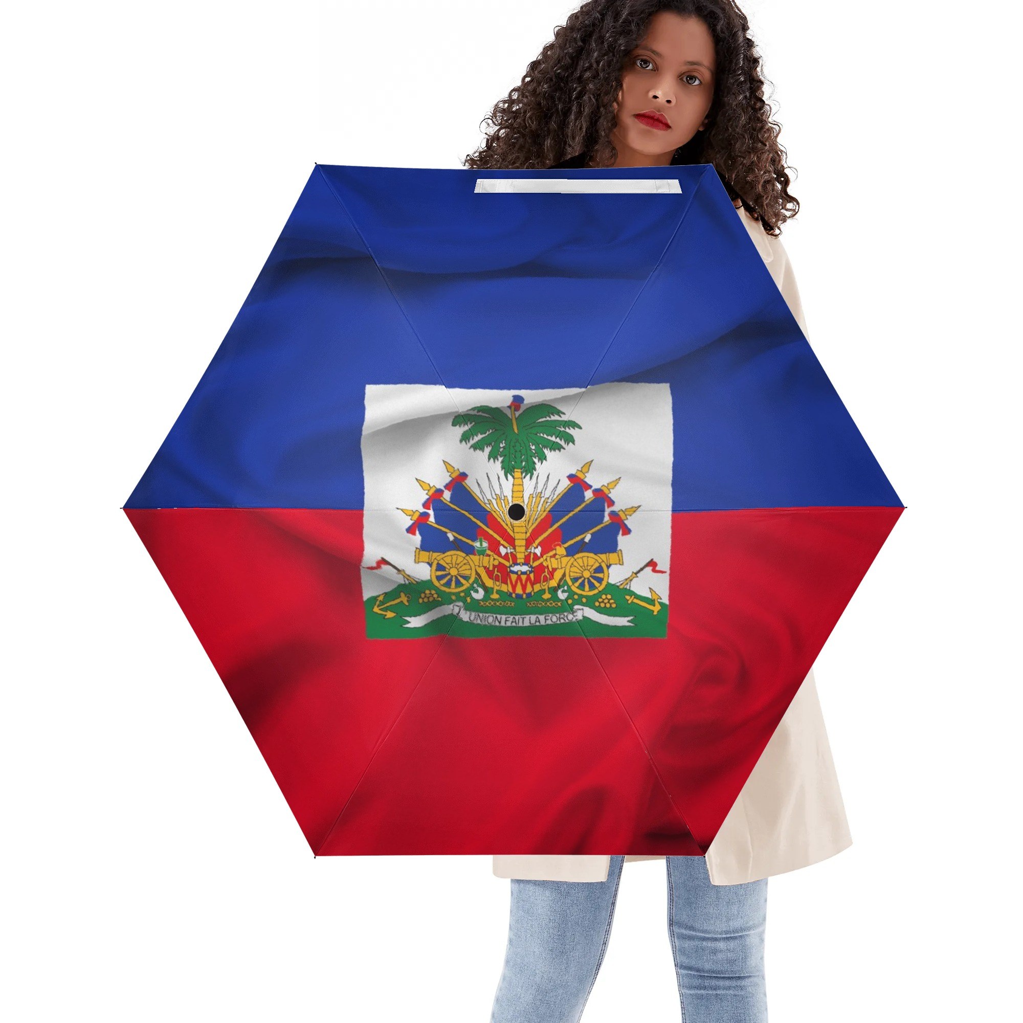 Lightweight Auto Open & Close Umbrella Printing Outside