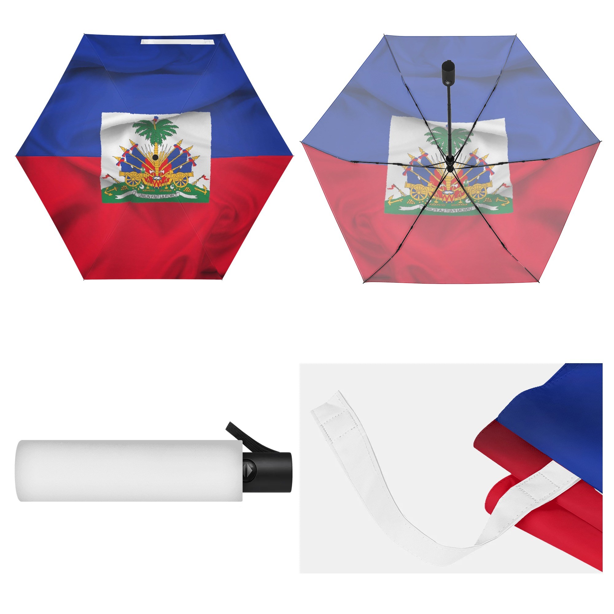 Lightweight Auto Open & Close Umbrella Printing Outside - Image 8