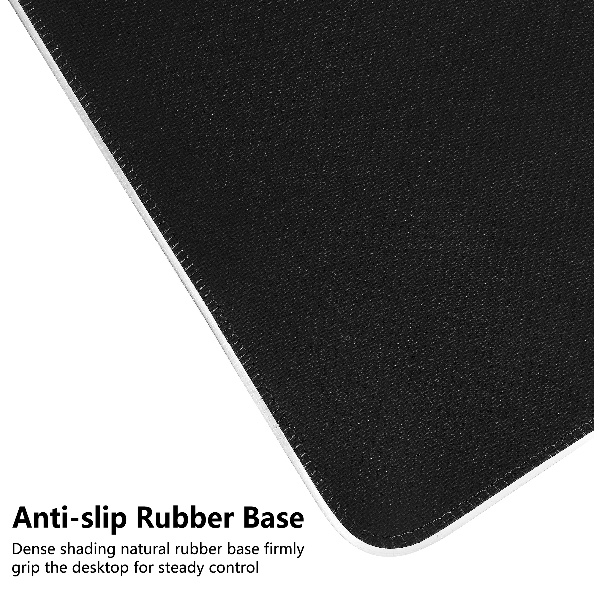 Rubber Gaming Led Mouse Pad Black RGB Desk Mat - Image 8